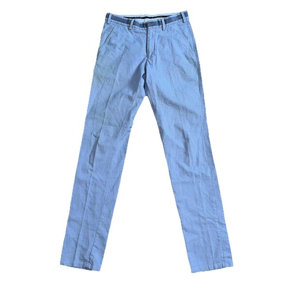 Massimo Dutti Men's Pants Size 30 Blue Casual Fit Chino Cotton Blend‎ MB - Picture 1 of 7